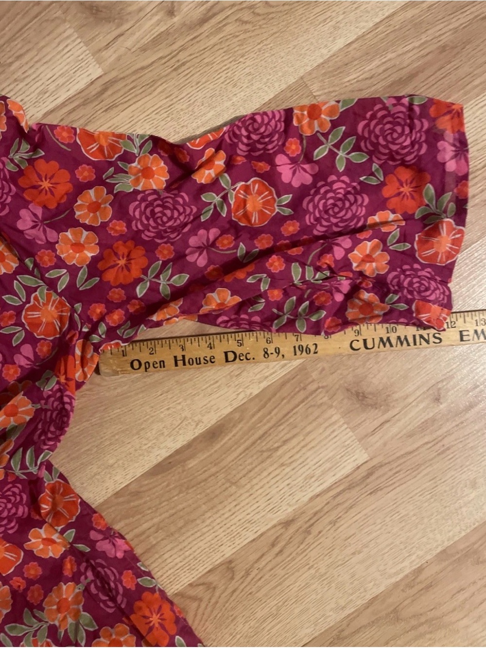 GUDRUN SJODEN Floral Tunic Dress in Magenta, Orange and Pink - Picture 5 of 6